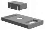 Product angle 1 - Staffa a parete B W 20/40 - B HW W 5/10/20
