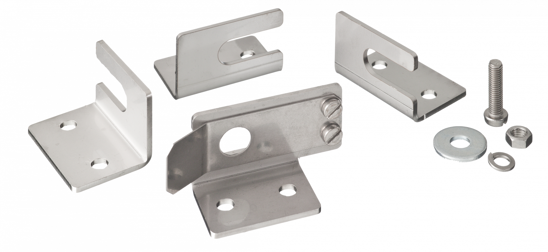 Product angle 1 - Fixation set (for trolley or base plate, 4 pieces)